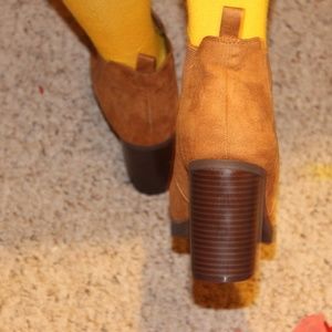 Chunky Heeled Ankle Boots